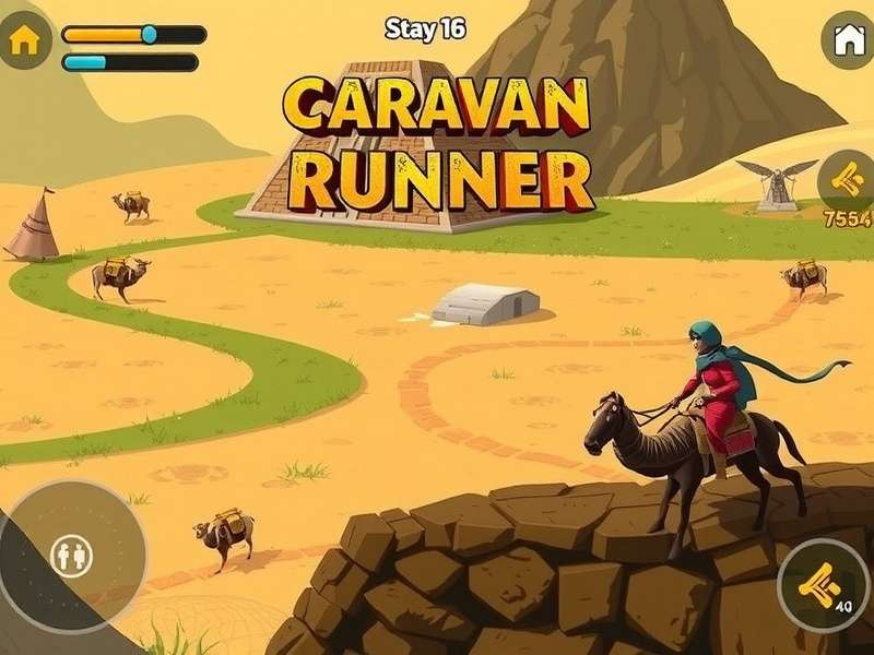 Caravan Runner Game Screenshot